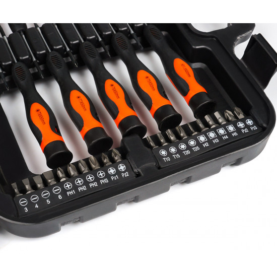 Набір викруток та біт Polax 58 предметів (51-020)