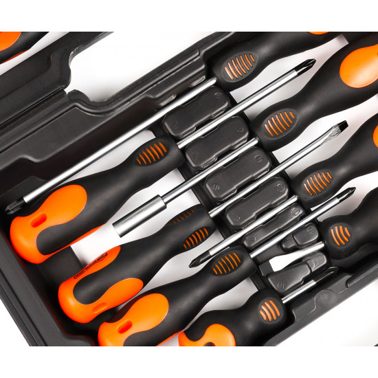 Набір викруток та біт Polax 58 предметів (51-020)