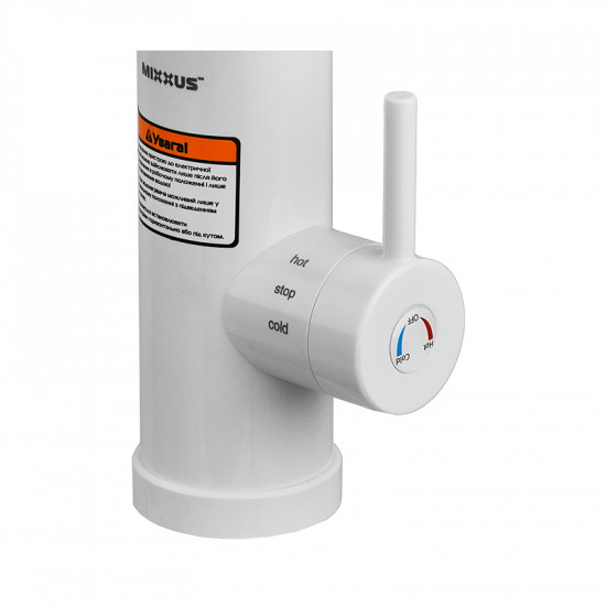 Водонагрівач MIXXUS Electra 150-E 3,3 kW проточний, з індикатором температури, на мийку (MI8170) Водонагрівач MIXXUS Electra 150-E 3,3 kW проточний, з індикатором температури, на мийку (MI8170)