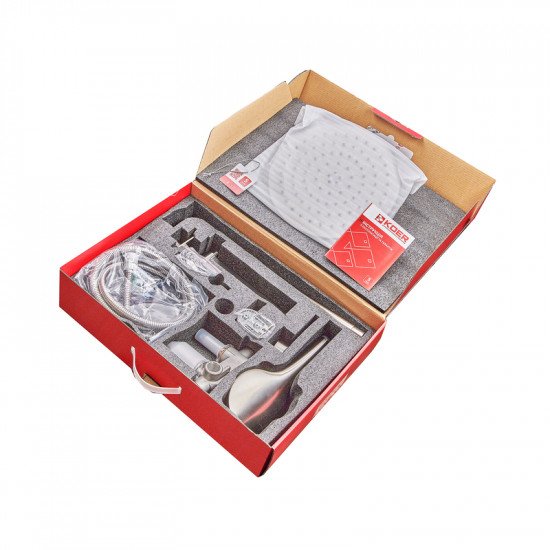 Вбудована душова система Koer KI-66016-02 (з нерж. сталі) (Колір нерж) (KR4792)