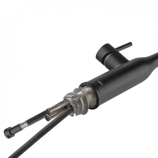 Кухонний змішувач з висувним виливом KOER KI-70004-05 (нерж. сталь) (KR3386)