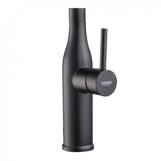 Кухонний змішувач з висувним виливом KOER KI-70004-05 (нерж. сталь) (KR3386)