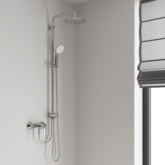 Набір для душу з верхнім душем Grohe Eurosmart UA33556003 (33556003+28576000+27541001) (UA33556003)