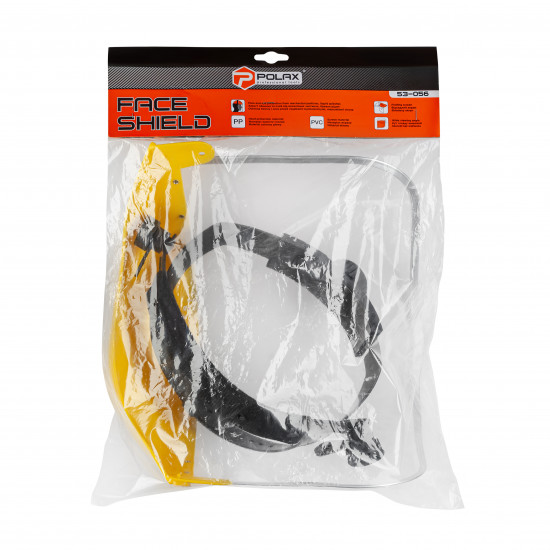Щиток защитный Polax с наголовником и прозрачным экраном (53-056)