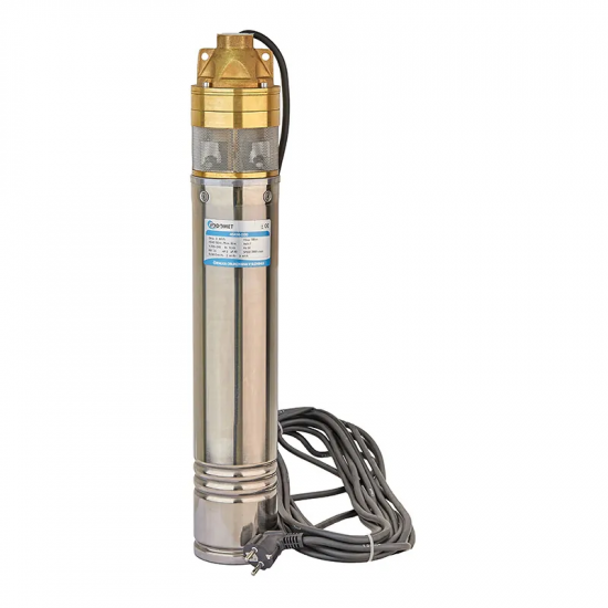 Насос свердловинний VODOMET 4SKM-200 вихровий Н=150М, Q=3кбМ, P=1500 Вт, вбуд. конденс. (VO4157)