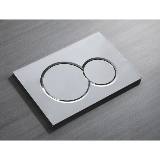 Панель змиву KOER KT-0601-01 пластикова, кнопка кругла (KR5174)