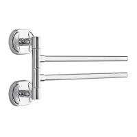 Держатель для полотенца поворотный (2 планки) Zerix AFB-0112 (ZX5044)