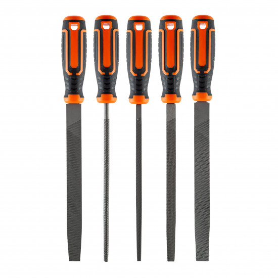 Набір напилків Polax 200 мм 5 од (41-028)