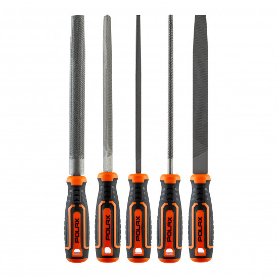 Набір напилків Polax 200 мм 5 од (41-028)