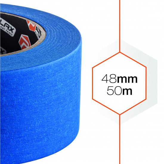 Малярна клейка стрічка Polax Premium 48 мм х 50 м (101-291)