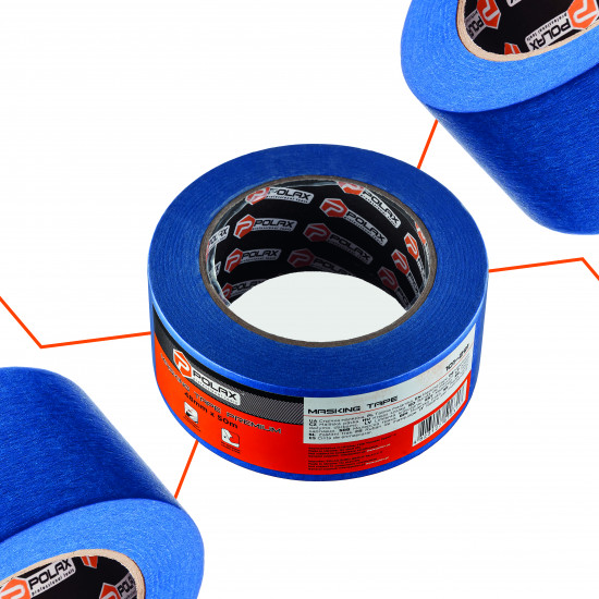 Малярна клейка стрічка Polax Premium 48 мм х 50 м (101-291)