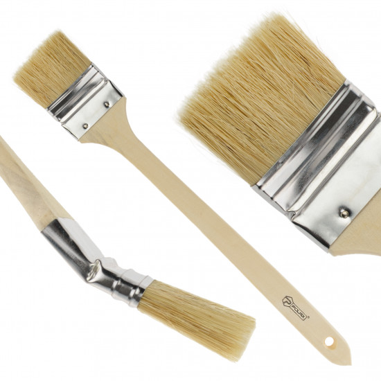 Пензель радіаторний Polax 2,5" тип "Стандарт" змішаний ворс, дерев\'яна ручка (13-004) Пензель радіаторний Polax 2,5" тип "Стандарт" змішаний ворс, дерев\'яна ручка (13-004)