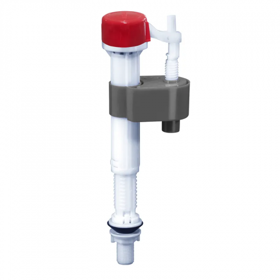 Арматура наповнювальна Koer KT-0104-1/2" з нижнім підключенням та пластиковим різьбленням 1/2" (KR5