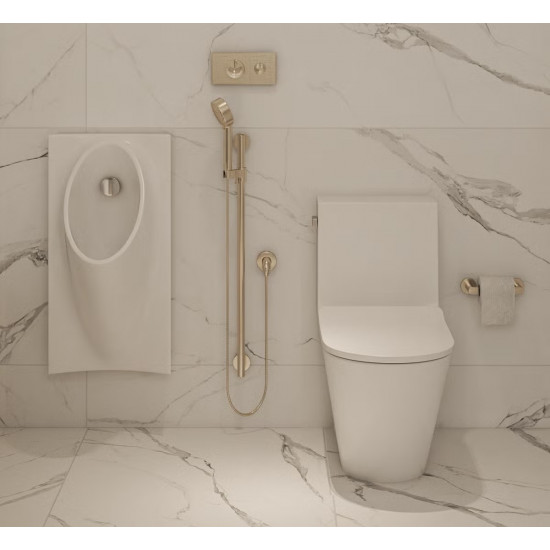 Пісуар підвісний Mixxus Premium BEVEL-1005 380x420x750mm з краном для пісуара (MP6664)