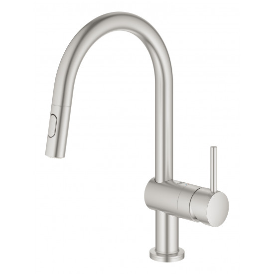 Сенсорний змішувач для кухні з висувним виливом Grohe Minta Touch (31358DC2)