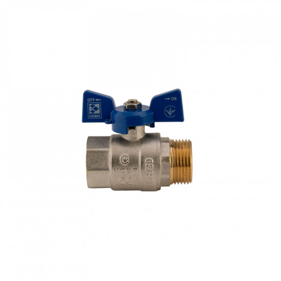 Кран шаровый Koer 1" ГШМ (KR.218.B) синий (KR2721)