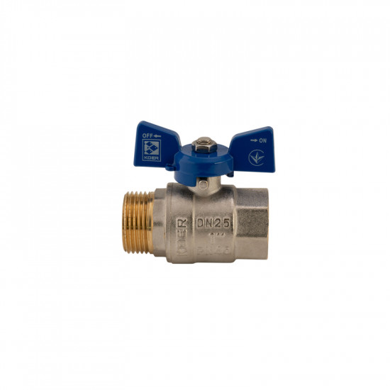 Кран шаровый Koer 1" ГШМ (KR.218.B) синий (KR2721)