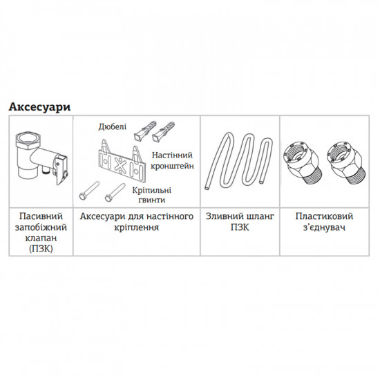 Водонагрівач "Над мийкою" Mixxus EWH-0506 Small Over накопич. 6 л, мокр.тен 1,5 kW (WH0020)