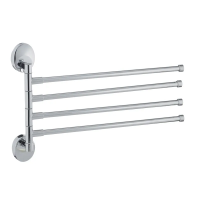 Держатель для полотенец с 4 поворотными планками Zerix LR3314 (LL1444)