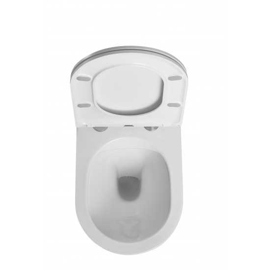 Унітаз підвісний Mixxus Premium Bevel-0301-R 515x355x365mm, система змиву RIMLESS (MP6470)