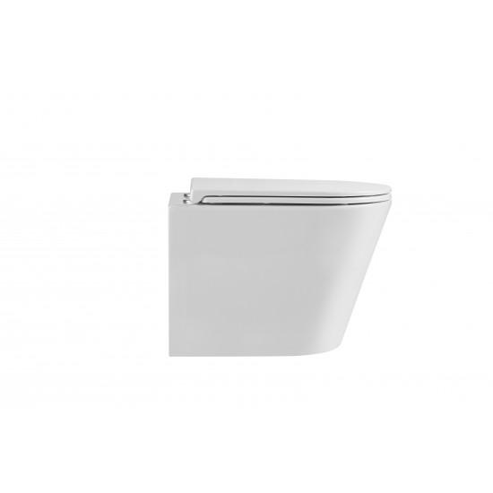 Унітаз підвісний Mixxus Premium Bevel-0301-R 515x355x365mm, система змиву RIMLESS (MP6470)