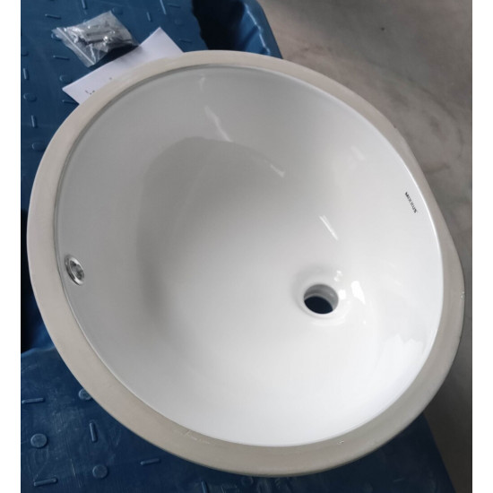 Раковина врізна під стільницю MIXXUS PREMIUM TOPPER-1701 495х405х205mm з переливом (MP6568)