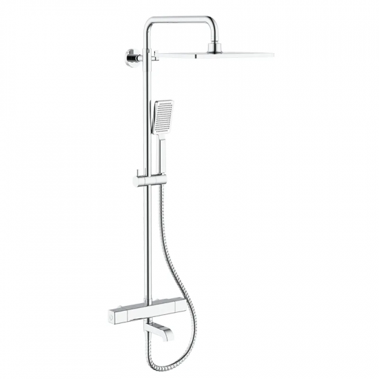 Душова колона з термостатичним змішувачем Koer KB-57011-01 (Колір хром) (KR4724)