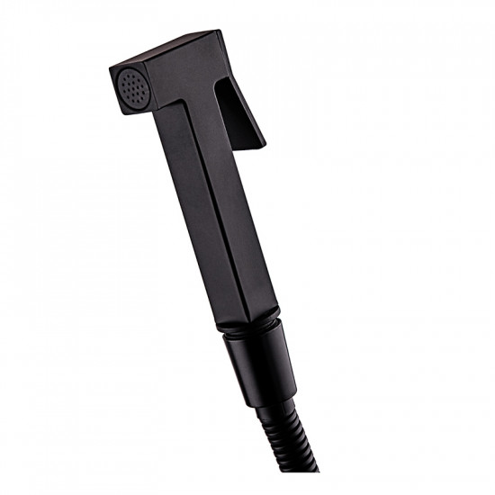 Змішувач для гігієнічного душу Zerix LEB9-123 Black (з лійкою) (кол. чорний) (ZX5572)