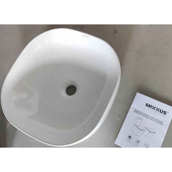 Раковина накладная MIXXUS PREMIUM DIVERSE-0105 425х425х145mm (MP6535)