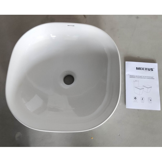 Раковина накладная MIXXUS PREMIUM DIVERSE-0105 425х425х145mm (MP6535)