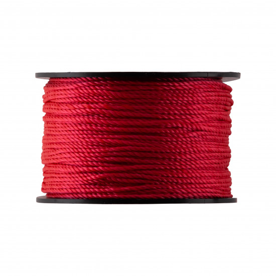 Шнур муляра Polax для будівельних робіт 1,5 мм х 100 м, червоний (30-008)