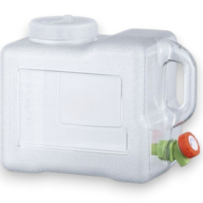 Бутель для води VIO з ручкою та краном, 5 л полікарбонат (0031)