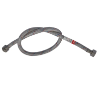 Гнучкий шланг для підключення води гайка 1/2'' - гайка 1/2'' (50 см) (силик. оболонка) Zerix (ZX300