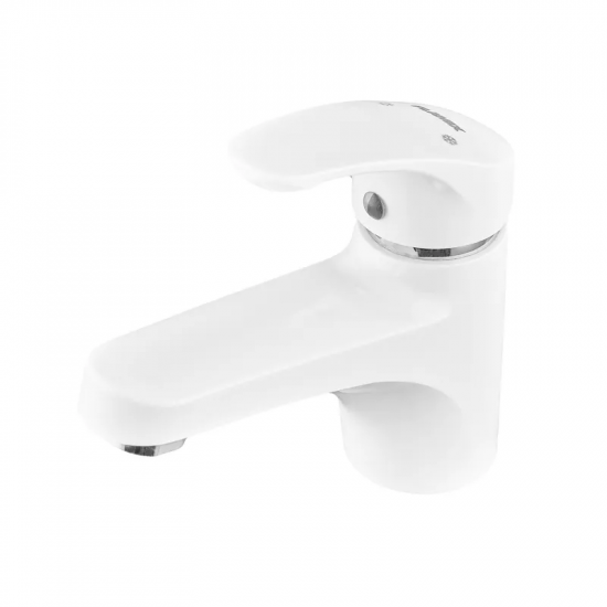 Смеситель для умывальника Plamix Fidel-001 SET White (с подведением) (PM0659)