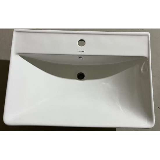 Раковина меблева MIXXUS PREMIUM STYLE-1502 700х480х190mm з отвором під змішувач та переливом (MP649