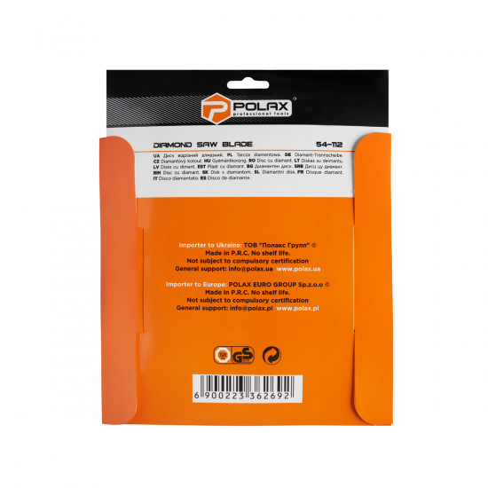 Диск відрізний алмазний Ceramic Polax 230x1.8x22.23 мм (54-112)