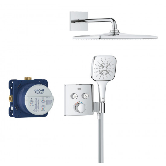 Душова система прихованого монтажу з термостатом Grohe Grohtherm SmartControl (34865000)