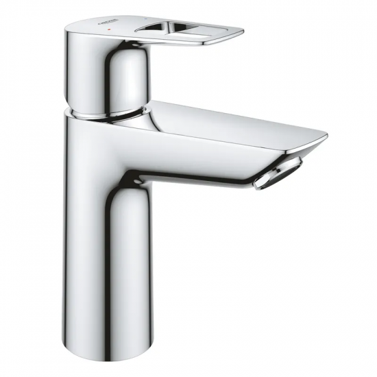 Одноважільний змішувач для раковини M-Size Grohe BauLoop New з нажимним донним клапаном (23886001)