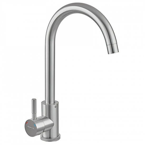 Змішувач для кухні Armata SUS-011(N) з нерж. сталі (без підведення)  (CH6485)