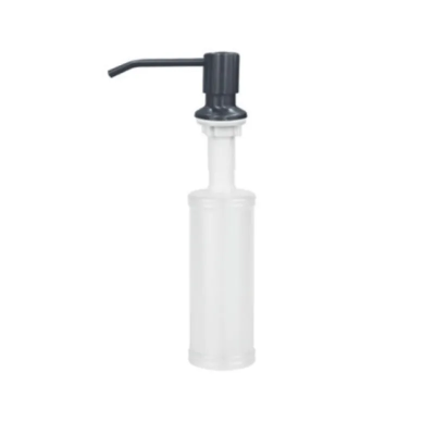 Дозатор для рідкого мила Zerix DIS-01.SUS Black з нерж. сталі SUS304 (врізний, 300 мл, чорний) (ZX5