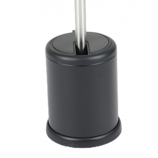 Йоржик для унітазу підлоговий Mixxus Topper-TB0201 Black колір чорний (MI7095)