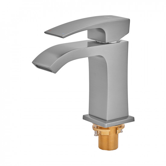 Змішувач для умивальника Koer KB-12007-07 (Колір графіт) (KR5152)