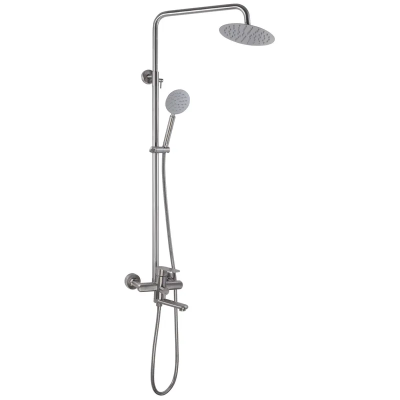 Душевая колонна с смесителем (нерж.сталь) Mixxus Eva-009-J (MI5788)