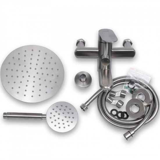 Душевая колонна с смесителем (нерж.сталь) Mixxus Eva-009-J (MI5788)