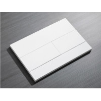 Панель змиву Koer KT-0603-03 240x160x10mm пластикова, кнопка лінійна (KR5318)