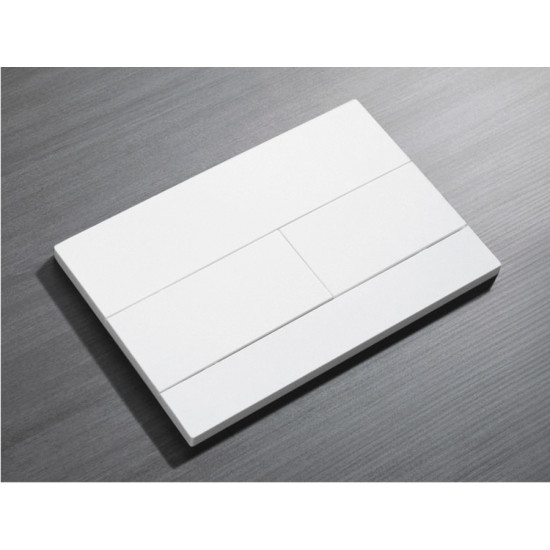 Панель змиву Koer KT-0603-03 240x160x10mm пластикова, кнопка лінійна (KR5318)