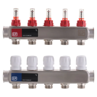 Коллекторный блок с расходомерами Europroduct EP.S1110-05 1 "x5 (EP4981)