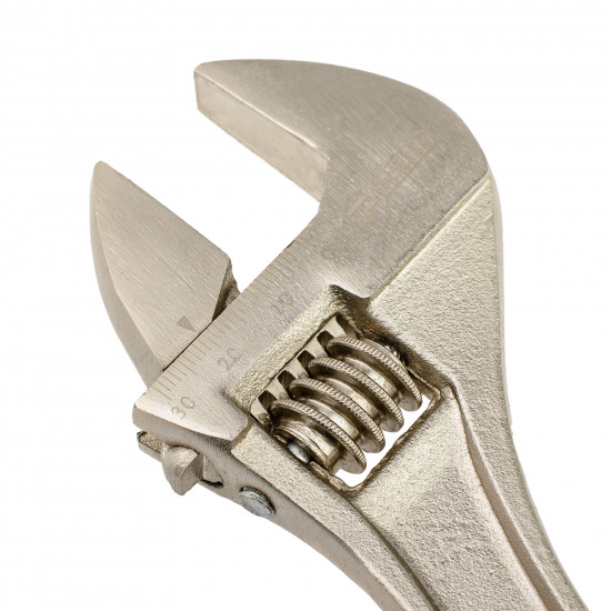 Ключ розвідний Polax з гумовою рукояттю 250 мм (25-019)