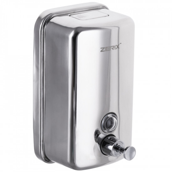 Дозатор для жидкого мыла Zerix D-800-SUS настенный (ZX3246)