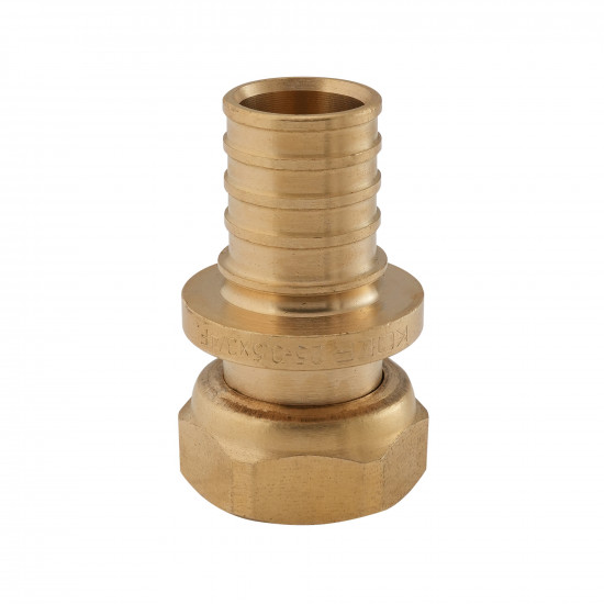 Перехідник з накидною гайкою під плоске ущільнення Koer KA.A08F-25S - 25(3.5mm) x 3/4"F (KR4868)